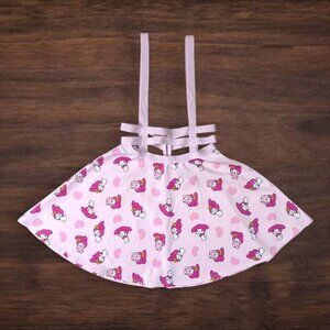 Sanrio My Melody Pink Jumper Suspender Dress Women’s Size S Kawaii Rare